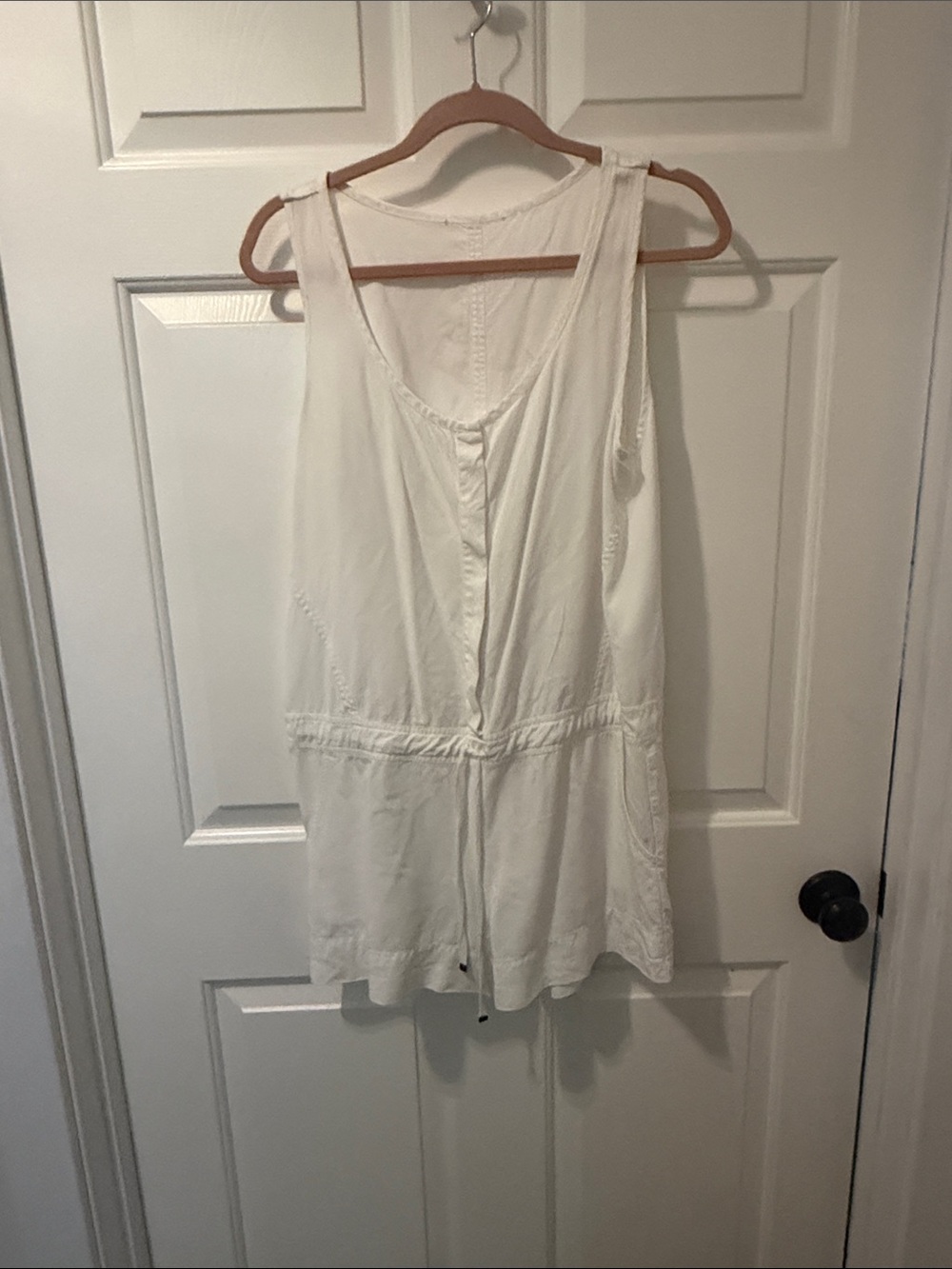 Young Fabulous & Broke White Sleeveless Romper